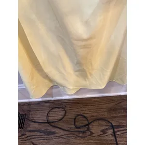 Betsy and Adam Women's One-Shoulder Side Ruched Ball Gown Lemon Size 10 Petite thumbnail 7