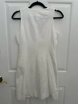 A new day Women's White Button-Front V-Neck Dress thumbnail 5
