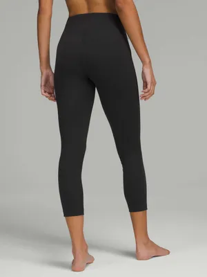 Lululemon InStill High-Rise Crop 23” Nulu Black Leggings Size 6 thumbnail 2