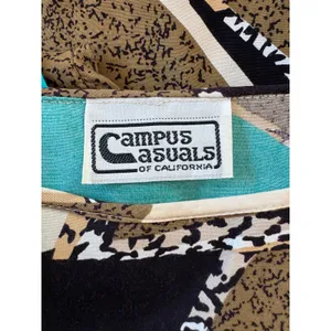 Vintage ‘70s Campus Casuals of California Short Sleeve Blouse w/ Shoulder Pads thumbnail 5