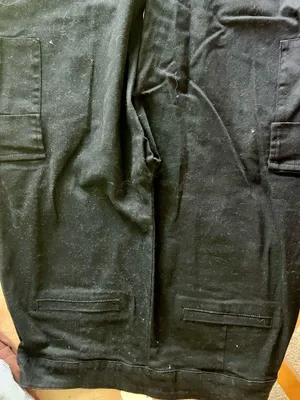Black O ring cargo jeans Size M thumbnail 4