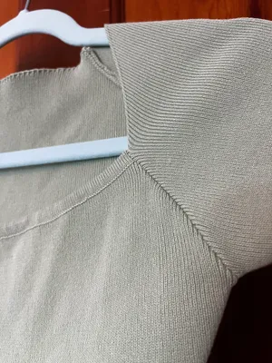 Sage Green Knit Crop Top thumbnail 8