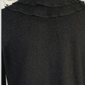 Pendleton Black Wool Jacket Women’s Button Front Ruffle Collar Classic Size Med thumbnail 11