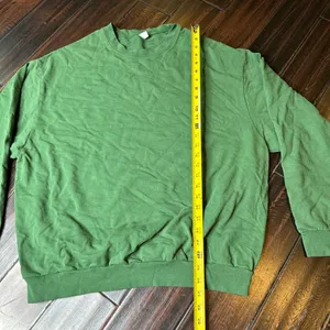 Crew neck, long sleeve, Terry cotton sweater Los Angeles Apparel unisex summer thumbnail 2