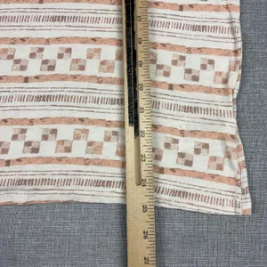 We The Free People T-Shirt Womens XS White Striped Crew Neck Short Sleeve Jersey thumbnail 4