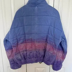 By Together Quilted Ombre Zip-Up Jacket - Size Small thumbnail 4