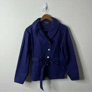 Isabel Marant Blue Dipazo Belted Denim Jacket‎ Womens Size 34 / US XS / 2 thumbnail 7