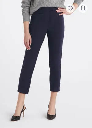 Editors Cut NWT Size XS Sola Slim Trouser Navy Blue thumbnail 1