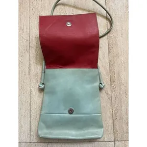 INAKI SAMPEDRO Menora Leather Purse‎ Green thumbnail 2