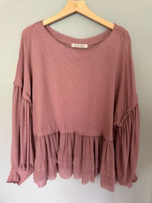 Free People Top Long Sleeve thumbnail 1