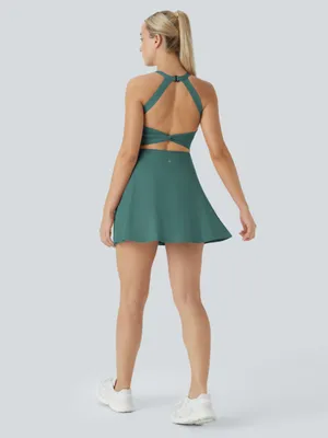 Halara SoftlyZero™Airy Backless Twisted Cool Touch Dance Active Dress-Easy peezy thumbnail 9