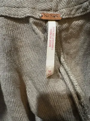 Free People Free‑Est Crisp + Cool Linen Midi Dress in Green Size Medium thumbnail 10