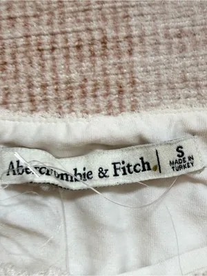 Abercrombie & Fitch Cream Lace Asymmetrical Handkerchief Hem Dress Small NWOT thumbnail 3