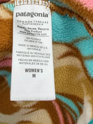 Patagonia Synchilla Snap-T Feather Dance Fleece Pullover Women’s M SP16 thumbnail 7