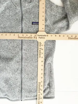 Patagonia Better Sweater Full-Zip Hoody Jacket - M - Birch White/Grey thumbnail 7