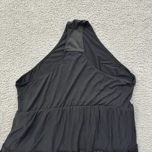 Free People Movement On Deck Skirt Skort Black Mesh Pleated Tennis Women Large thumbnail 3