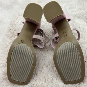 Juicy Couture blush Macarena strappy blocked heel sandals thumbnail 5
