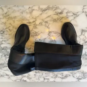 NWT Kenneth Cole Reaction “Anabelle” Women’s Black Calf Tall Riding Boots Sz 5 thumbnail 11