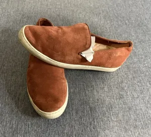 Birdies The Swift Suede Slip Ons Color Rust Women's Sz 7 thumbnail 1