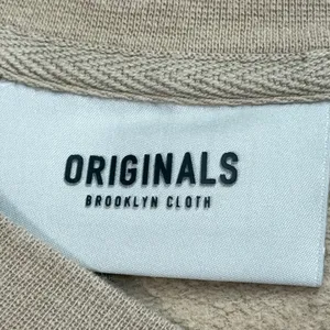 Brooklyn‎ Cloth Originals Tan Graphic Sweatshirt Women Small Crewneck Streetwear thumbnail 4