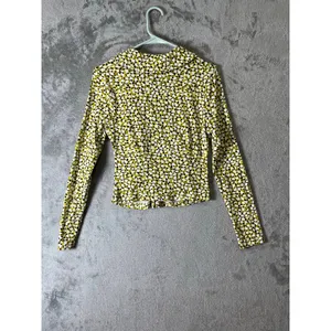 Maeve Anthropologie Abstract Geo Print Ruched Retro Mod Art‎ Teacher Eclectic SM thumbnail 5