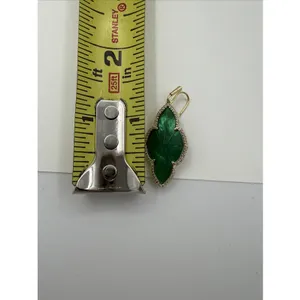 Kendra Scott Abbie Pave Frame Drop Earrings Gold Green Abalone thumbnail 3