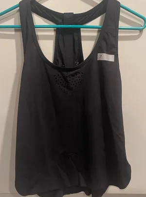Gymshark Black Tank Top thumbnail 1
