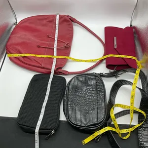 Tignanello‎ Bag, Debut Red Clutch, Croc Embossed Crossbody, Black Pouch thumbnail 2