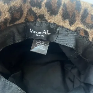 MARCUS ADLER Leopard-Print Faux Fur Bucket Hat 🗝️ thumbnail 6