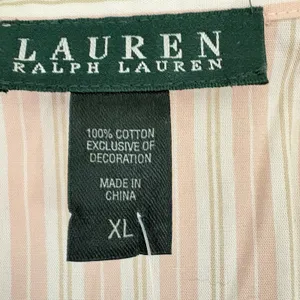 Ralph Lauren Pink Stripe Long Sleeve/Pants Button Up‎ Pajama Set Size XL NwT thumbnail 6