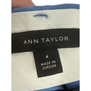 Ann Taylor Womens Jayne Straight Leg Trouser Pants Blue Size 4 Career Office thumbnail 3