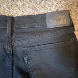 Levis 505 Straight‎ Leg Jeans Womens 28 Black Stretch Mid Rise Denim Pants thumbnail 8