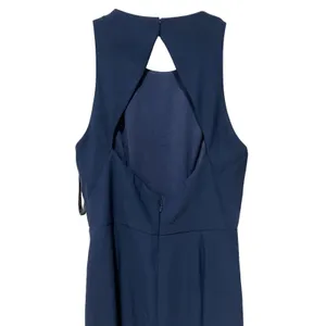 Dessy Collection Diamond Cutout Back Trumpet Gown‎ with Front Slit 3029 Size 4 thumbnail 6