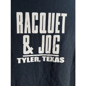 Gildan Racquet & Jog Tyler Tx T-Shirt Women's XL Black Short Sleeve Top thumbnail 9