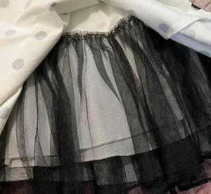 super cute black and white polka dot mini skirt 🖤🤍 thumbnail 2