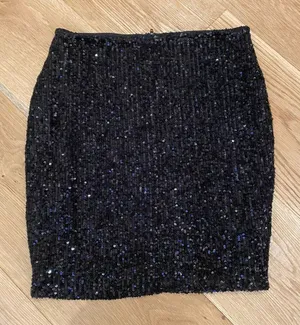Banjul Sequin Mini Skirt Black thumbnail 1