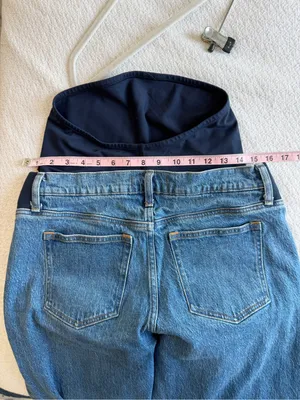 Abercrombie & Fitch Maternity Baggy Jeans 27 SHORT thumbnail 6