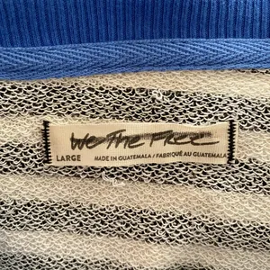 NWOT Free People Classic Striped Oversized Crewneck thumbnail 10