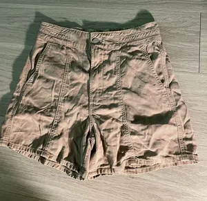 Hudson Jeans High-Waist Utility Shorts in Tan thumbnail 1