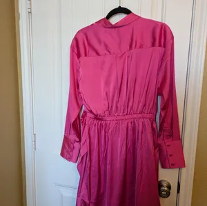The Drop hot pink shirt dress small Size L thumbnail 12