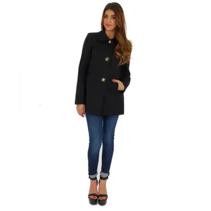 Michael Kors Black Trench Coat SZ:L thumbnail 12