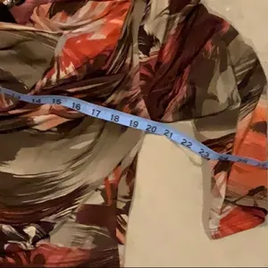 Dress Barn One-piece shirt with a scoop neck and halter. thumbnail 6