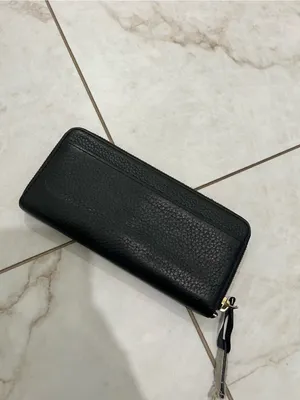 Kate Spade Black Pebbled Leather Zip Wallet thumbnail 4