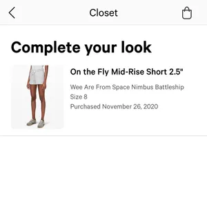 Lululemon EUC On the Fly Shorts thumbnail 5