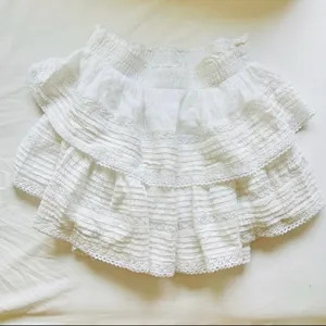 White Aerie Ruffle Mini Skirt thumbnail 5