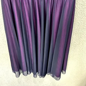 Jessica Howard Babydoll‎ Dress 6P Purple Mesh Overlay Rhinestone Fairy Y2K HOCO thumbnail 5