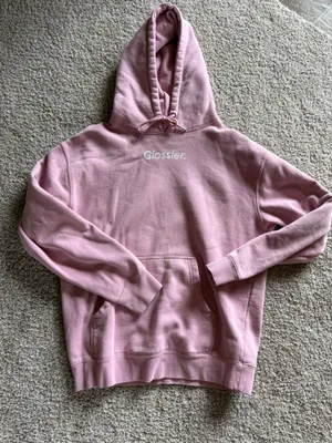Glossier hoodie Pink Size M thumbnail 1