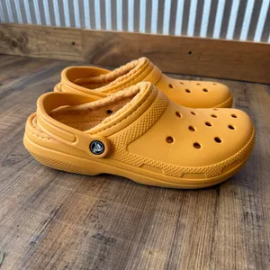 Crocs Classic Lined Clog Orange Sorbet Unisex Lightweight Slip On Errands M7/W9 thumbnail 3