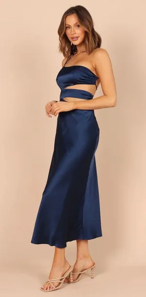 Petal and Pup ONE SHOULDER CUT OUT MIDI DRESS thumbnail 4