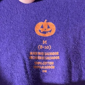 Celebrate Halloween Women's Size M Trick or Treat Black Cat Long Sleeve T-Shirt thumbnail 4